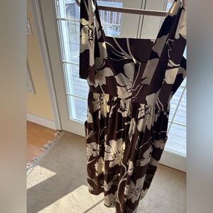 TORY BURCH TIE SHOULDER DRESS